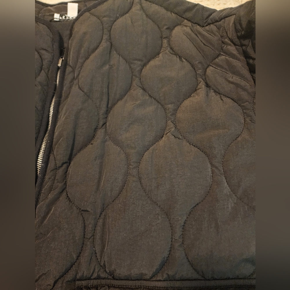 And Now This Women's Black Quilted Puffer Jacket Sz 3X Gorpcore Grunge Outdoors - Picture 8 of 8